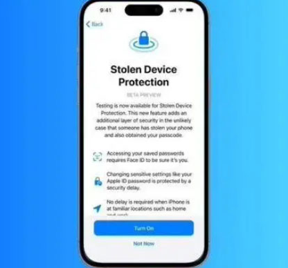 绥滨苹果授权维修店分享被盗设备保护功能开启方法 