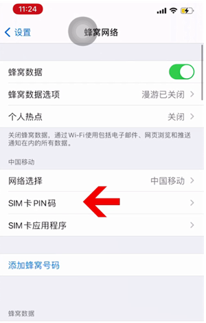 绥滨苹果14维修网分享如何给iPhone14的SIM卡设置密码 