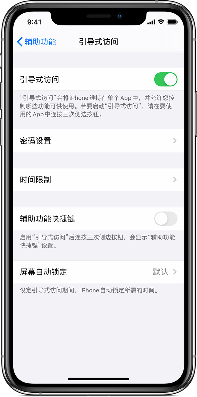 绥滨苹果手机维修分享如何在 iPhone 上退出引导式访问 