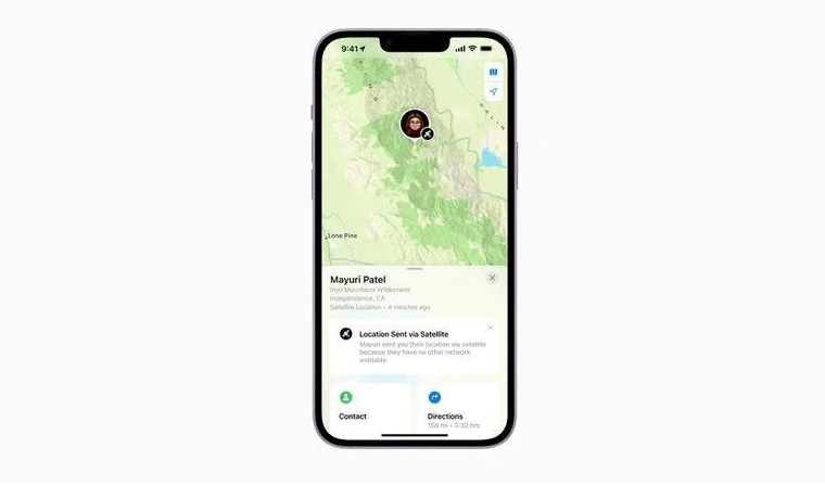 绥滨苹果14维修分享iPhone14系列中 FindMy功能通过卫星分享位置方法教程 